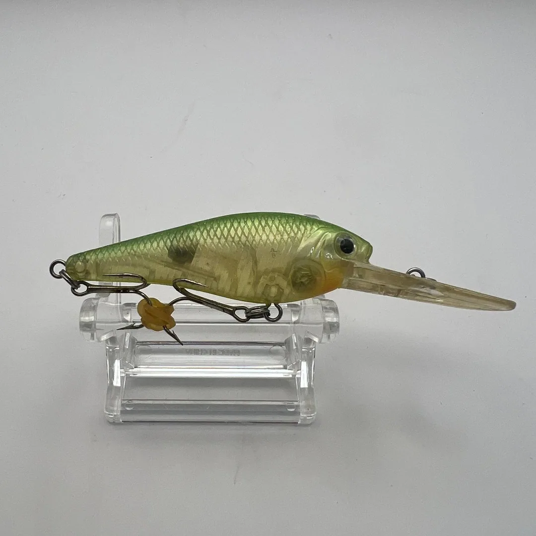 Wobler minnow, zielony grzbiet, przezroczyste boki — zdjęcie 2
