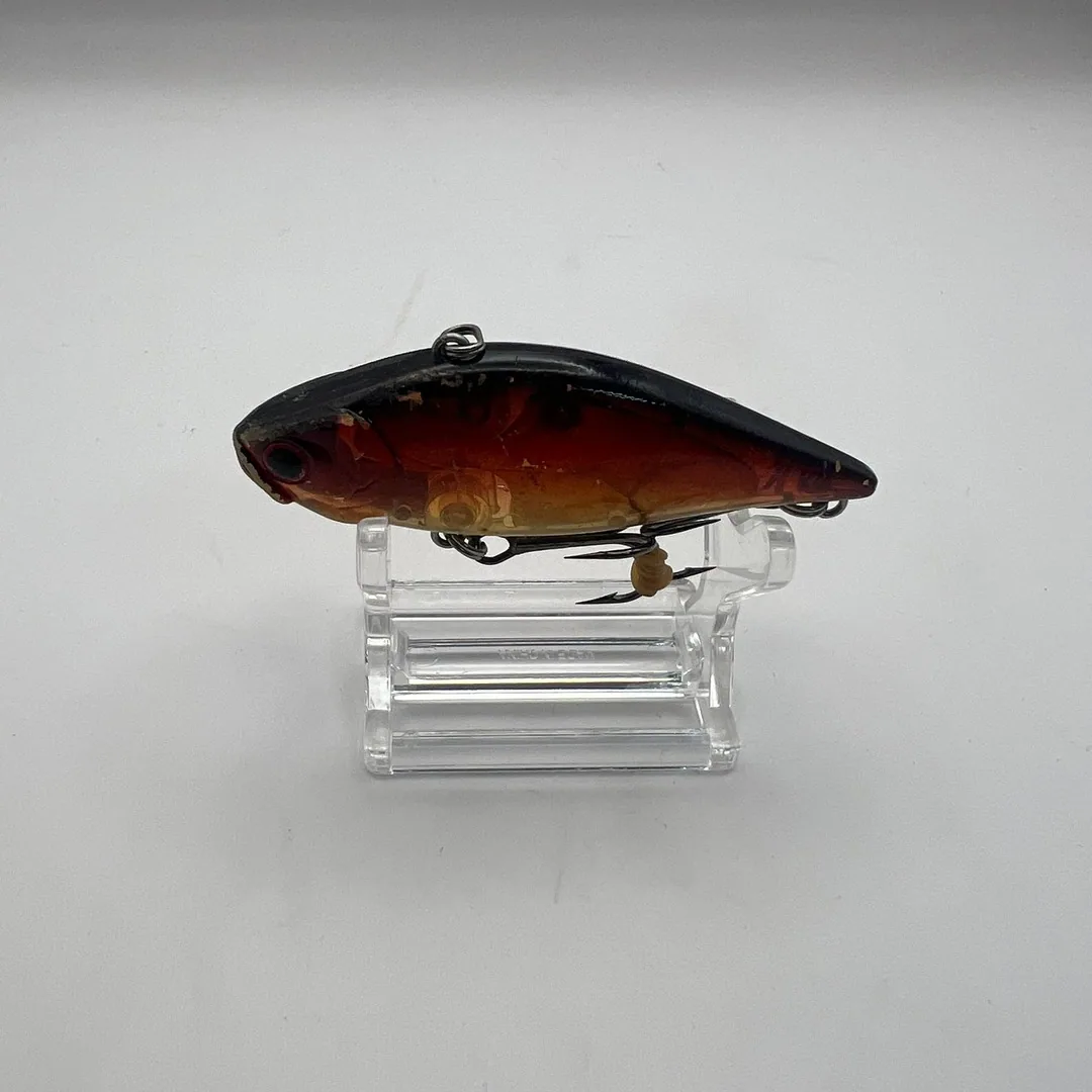 Lucky Craft LV-200 wibra w kolorze czarno-pomarańczowym — zdjęcie 1