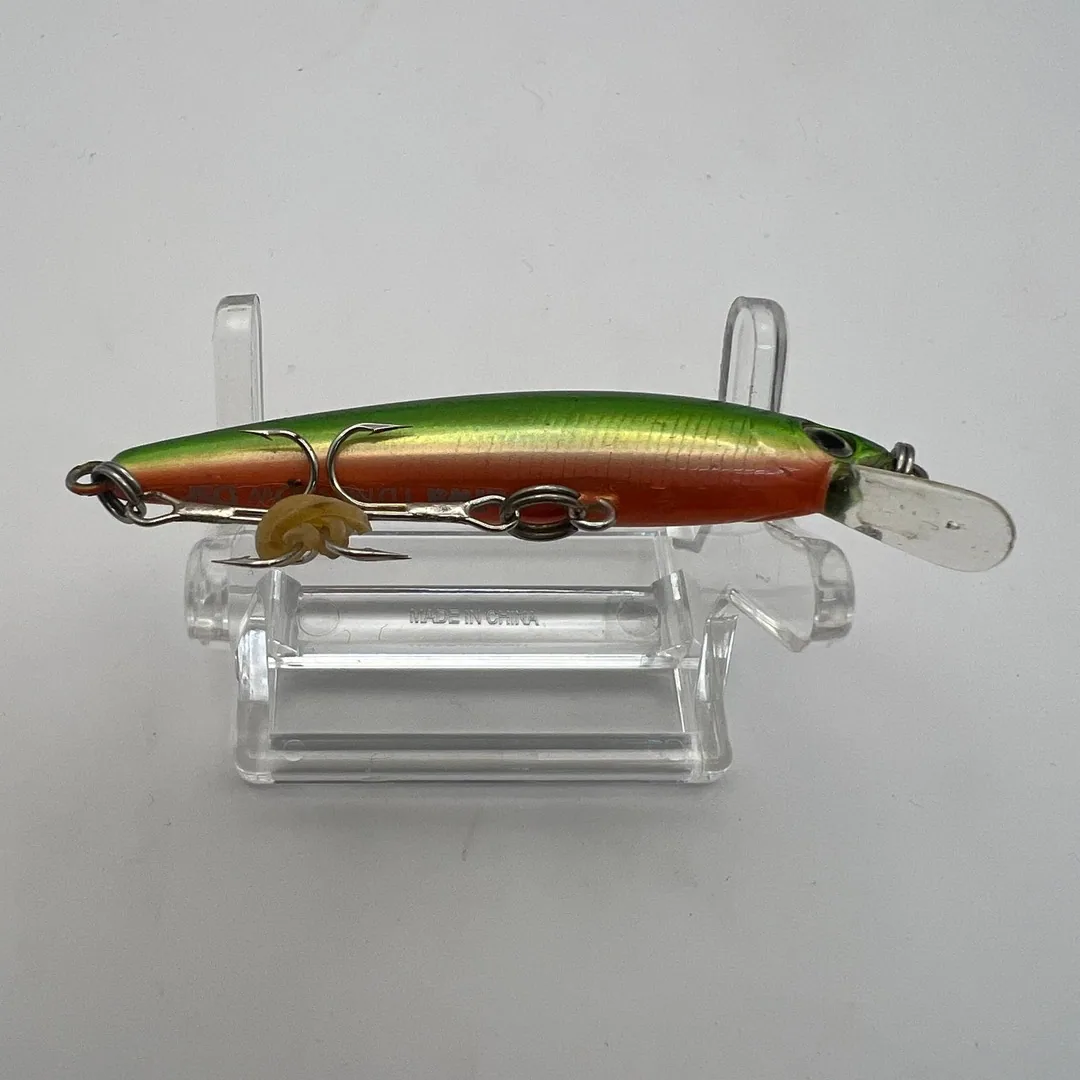 Wobler minnow zielony grzbiet, złote boki — zdjęcie 3