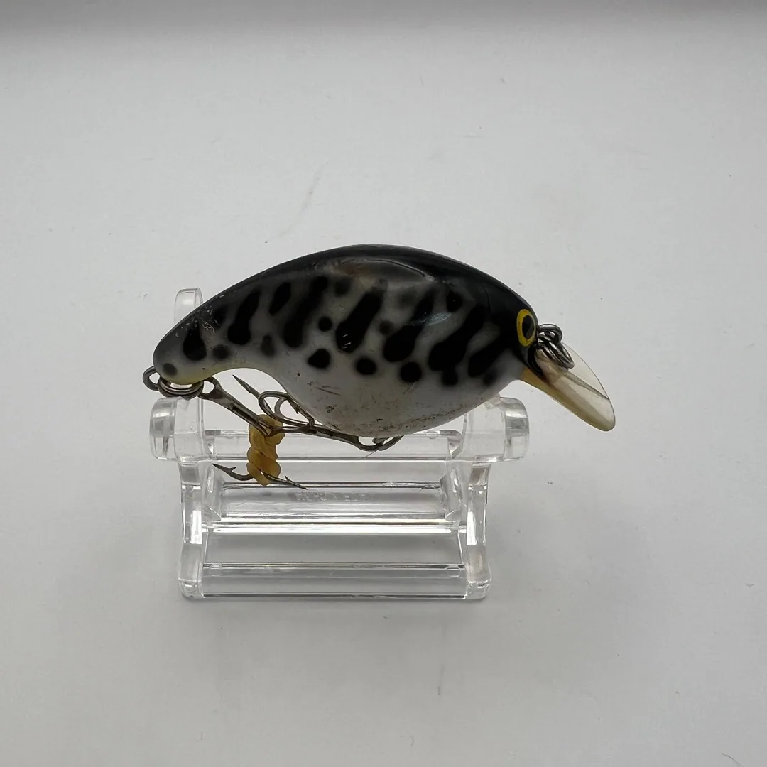 Wobler crank czarny z białymi plamami, 50mm, 10g — zdjęcie 2
