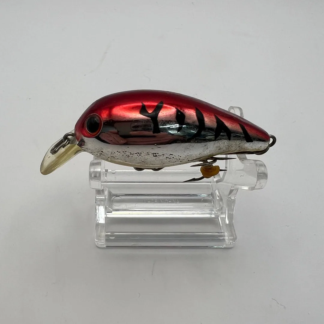 Wobler Lucky Craft, czerwony i srebrny — zdjęcie 1