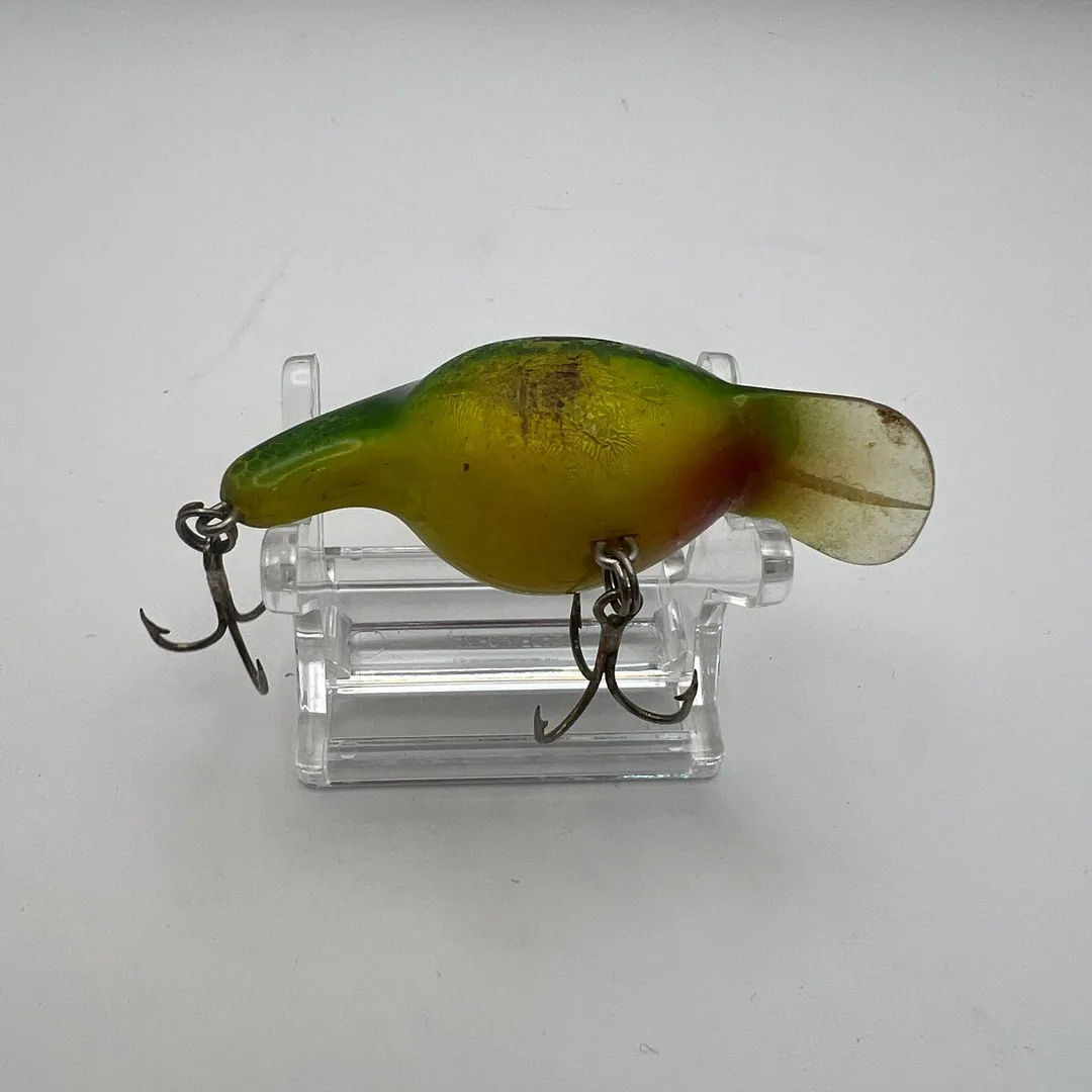 Wobler crank, zielony grzbiet, żółte boki, 50mm 9g — zdjęcie 3