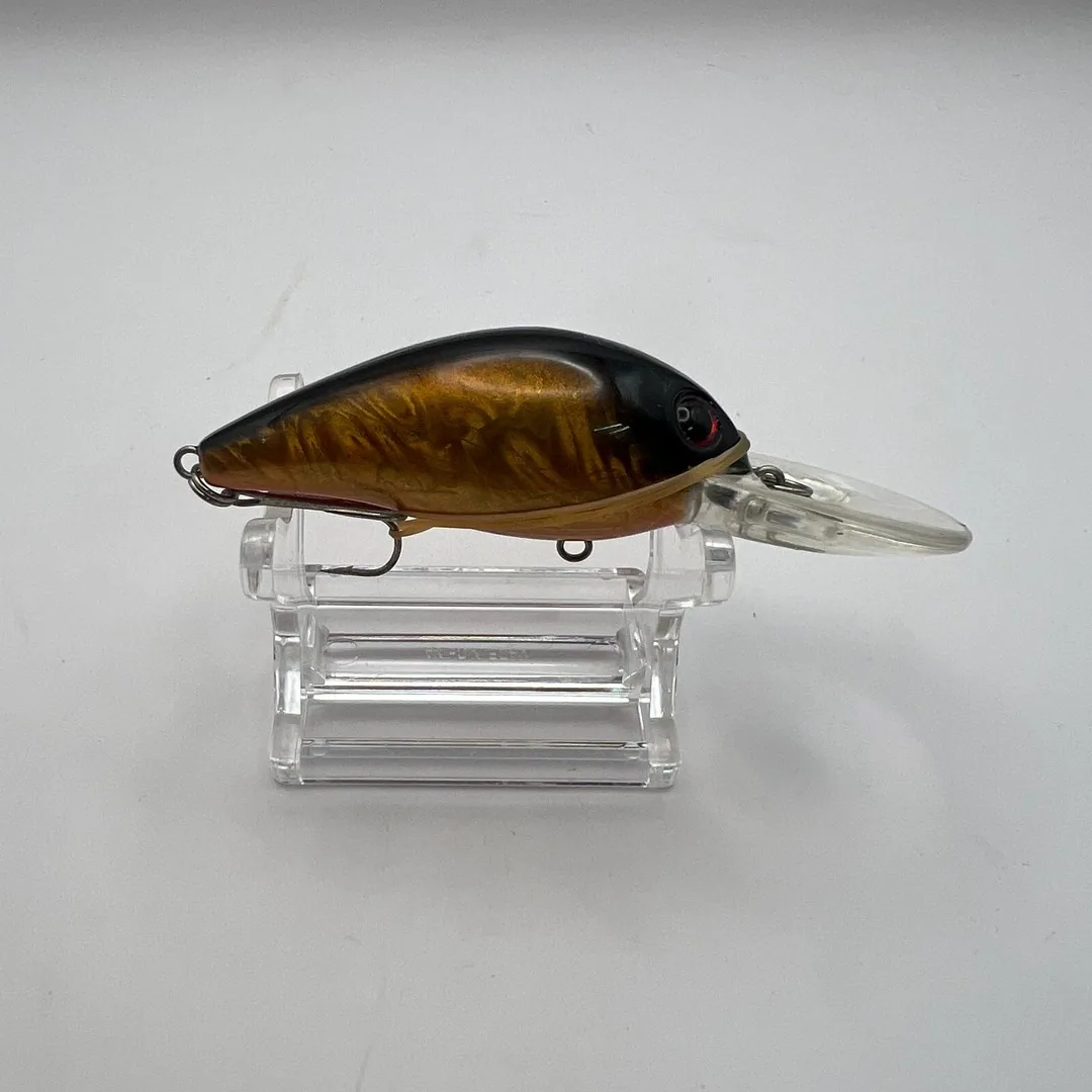 Wobler crankbait czarny grzbiet, złote boki, 55mm 10g — zdjęcie 2