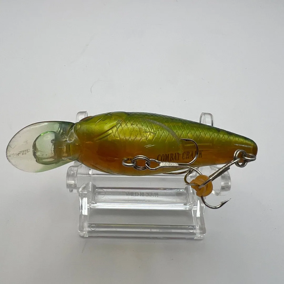 Wobler Evergreen Combat Crank, zielono-żółty — zdjęcie 3