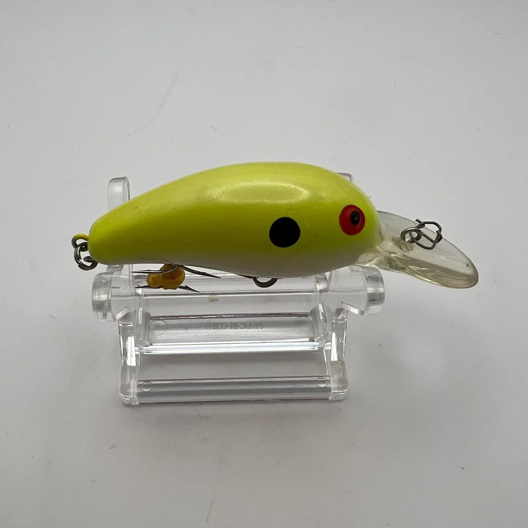 Wobler Daiwa Peanut II Dr, jaskrawozielony crankbait — zdjęcie 2