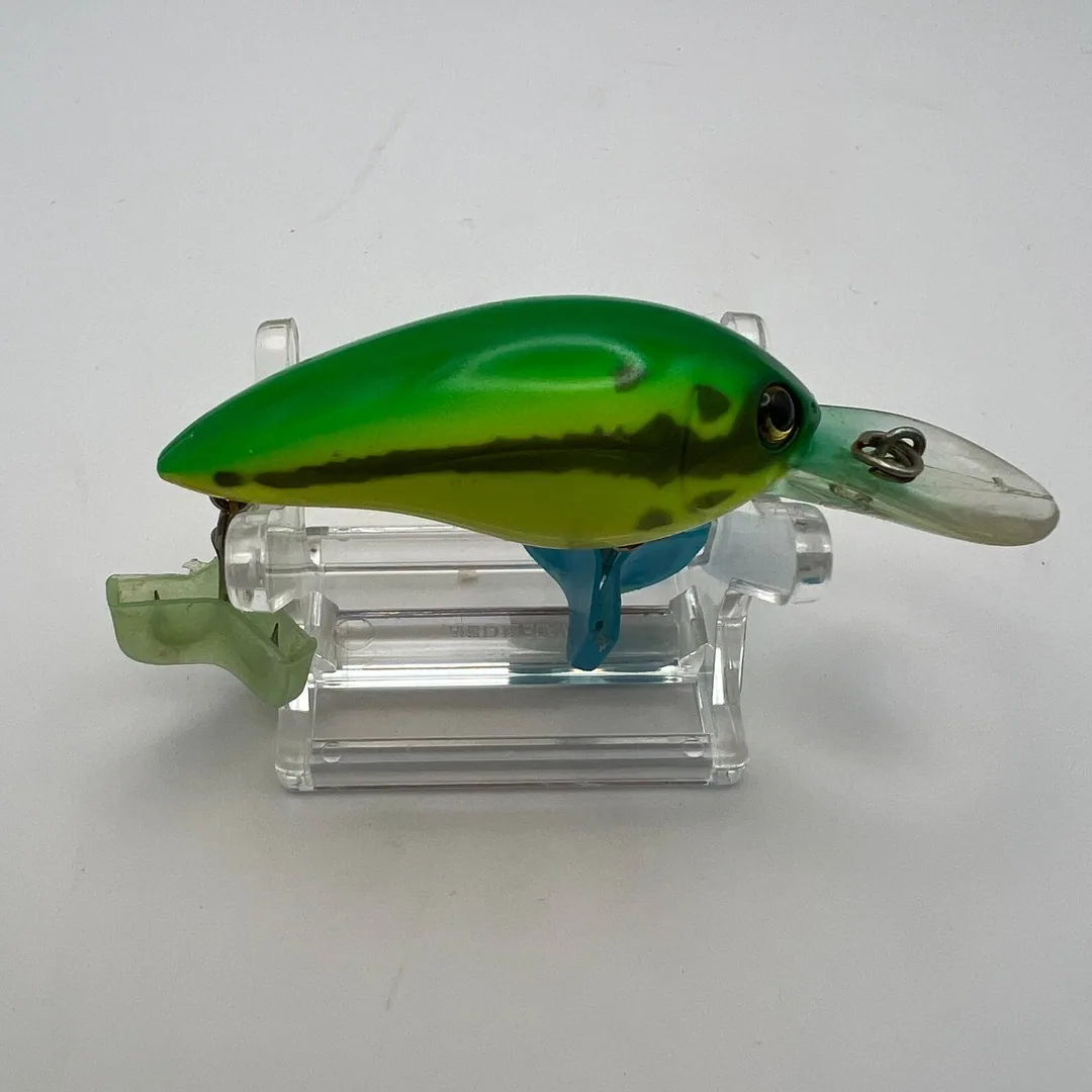 Wobler crankbait zielono-żółty Daiwa — zdjęcie 2
