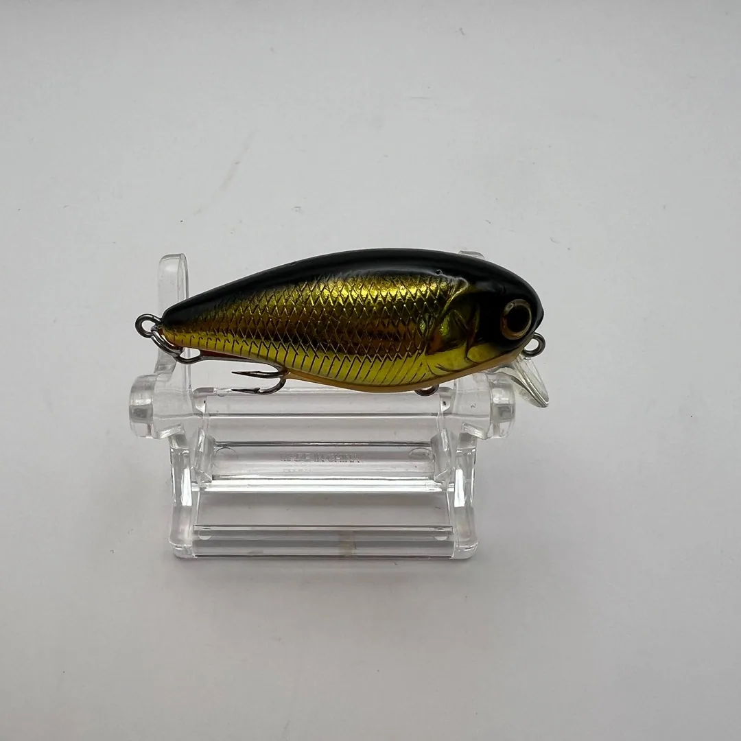 Wobler typu crank, czarny grzbiet, złote boki, 50mm, 7g — zdjęcie 2