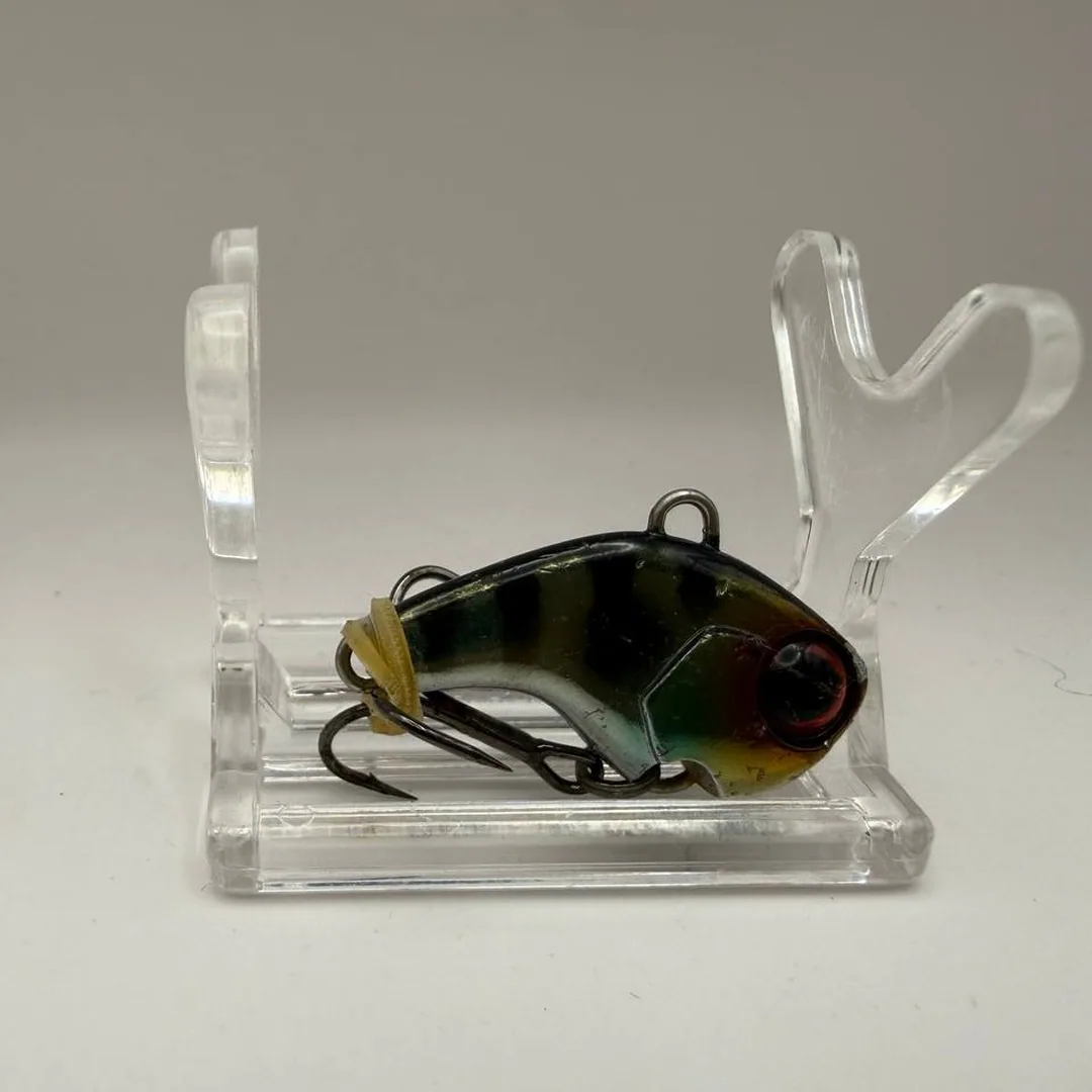 Wobler tail-spinner zielony z czarnymi paskami, 35mm 21g — zdjęcie 2