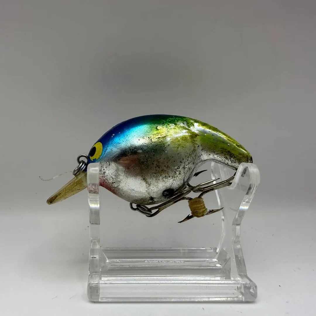 Wobler crank, niebieski grzbiet, srebrne boki, 50mm, 9,5g — zdjęcie 1