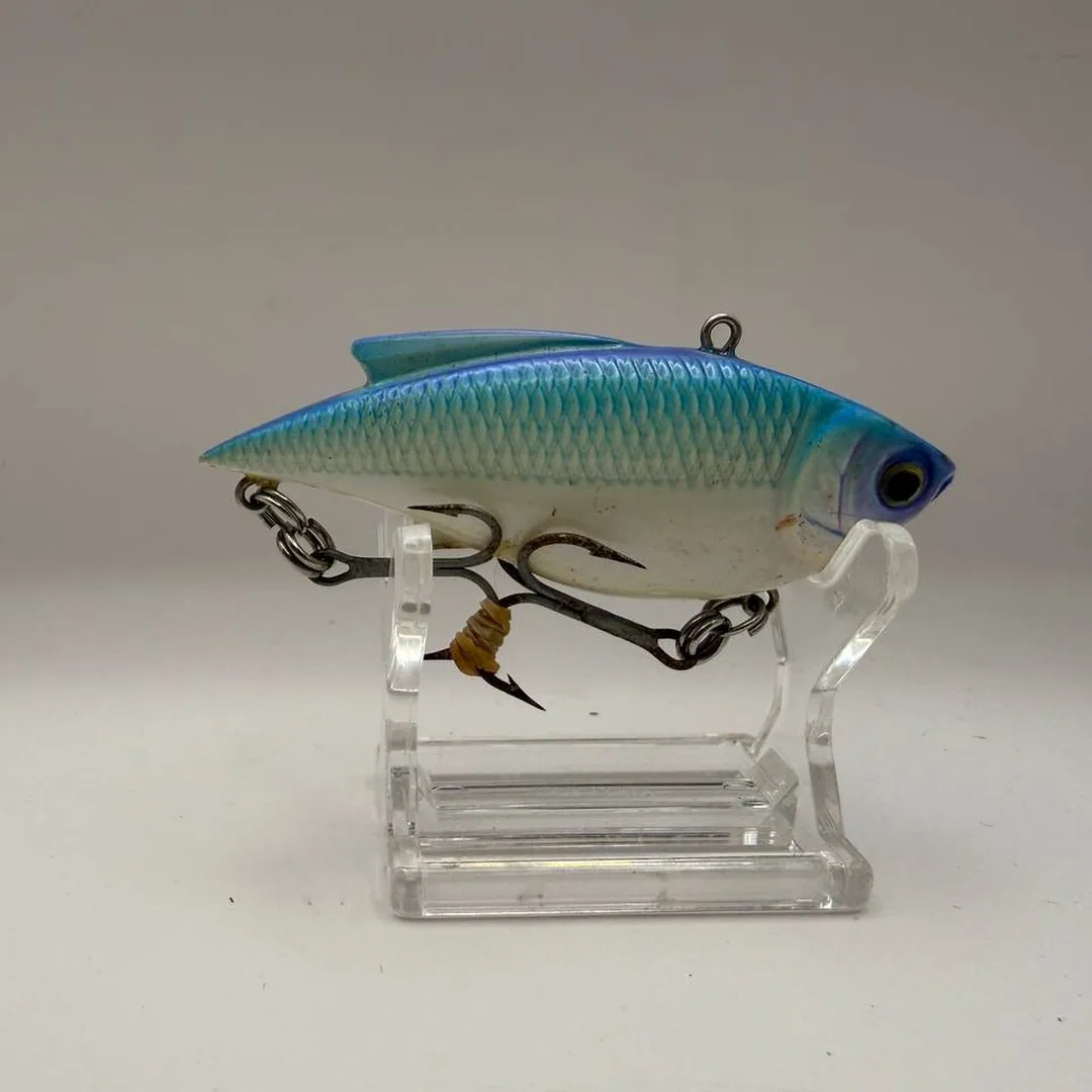 Wobler jerkbait, niebieski grzbiet, białe boki — zdjęcie 2