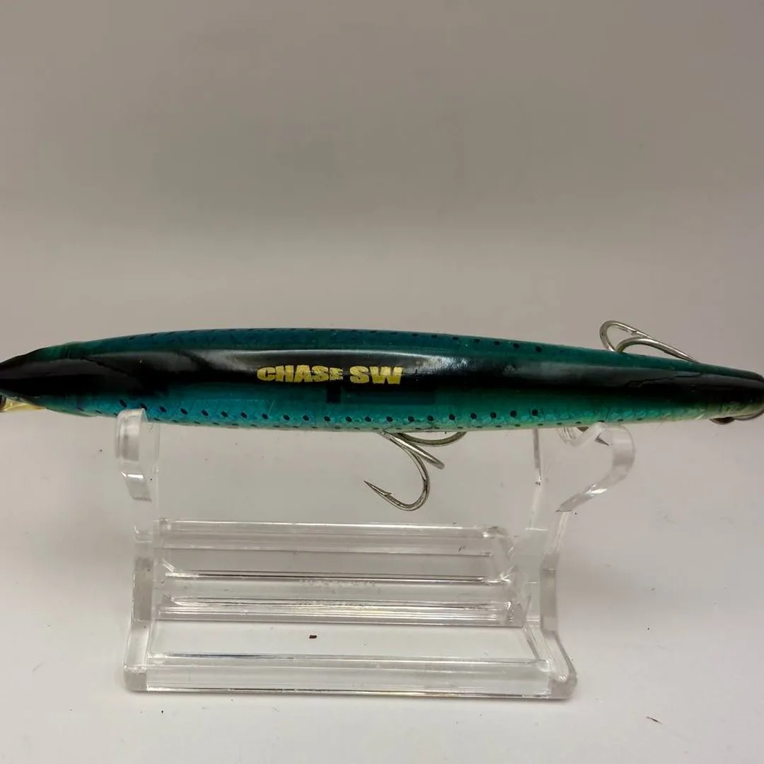 Wobler minnow Chase SW, niebieski grzbiet, zielone boki — zdjęcie 3