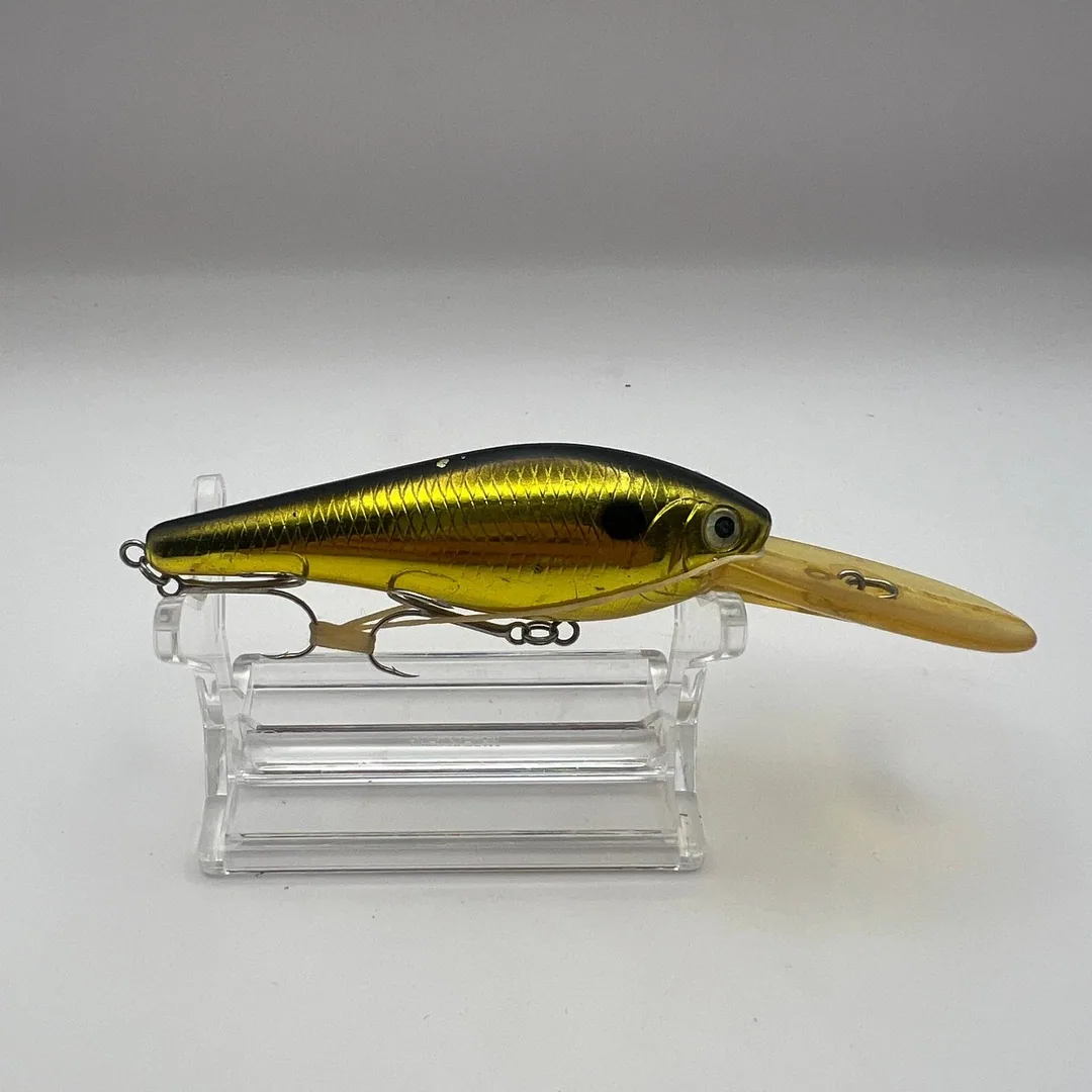 Wobler TD Shad-LC SP złoty z czarnym grzbietem — zdjęcie 2