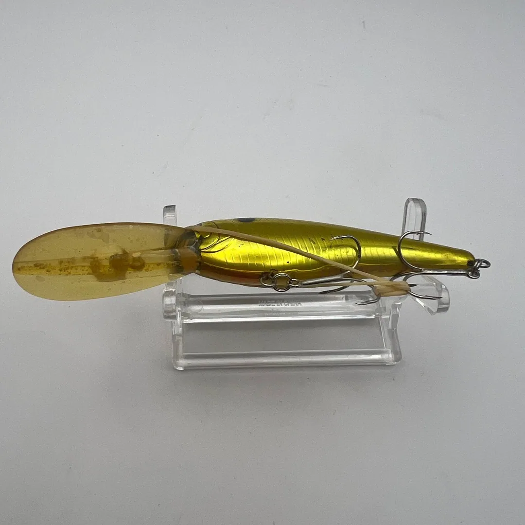 Wobler TD Shad-LC SP złoty z czarnym grzbietem — zdjęcie 3