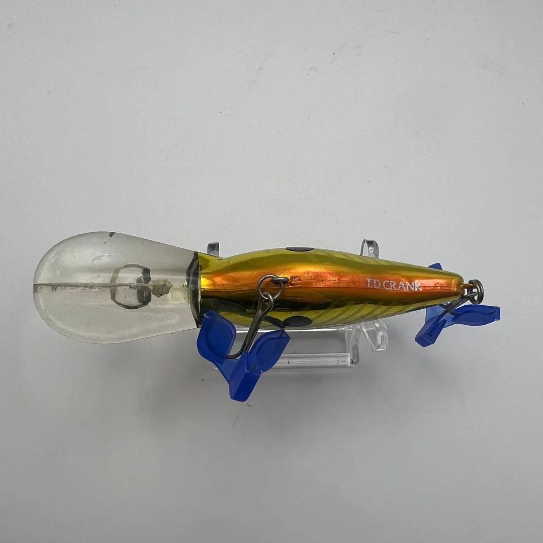 Wobler typu crankbait, żółto-zielony; Daiwa — zdjęcie 3