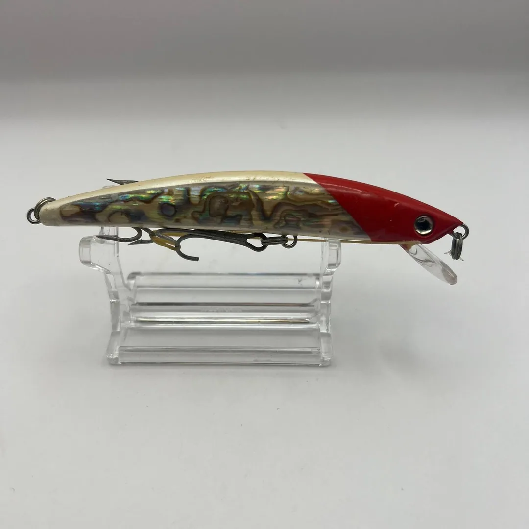 Wobler minnow w kolorze perłowym z czerwoną głową, 110mm 11g — zdjęcie 2