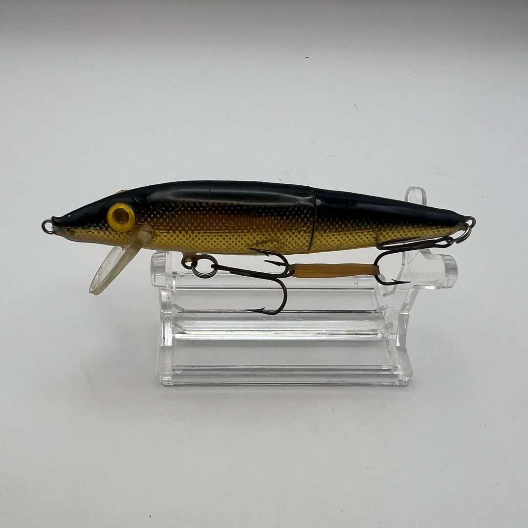 Wobler minnow, czarny grzbiet, złote boki — zdjęcie 1