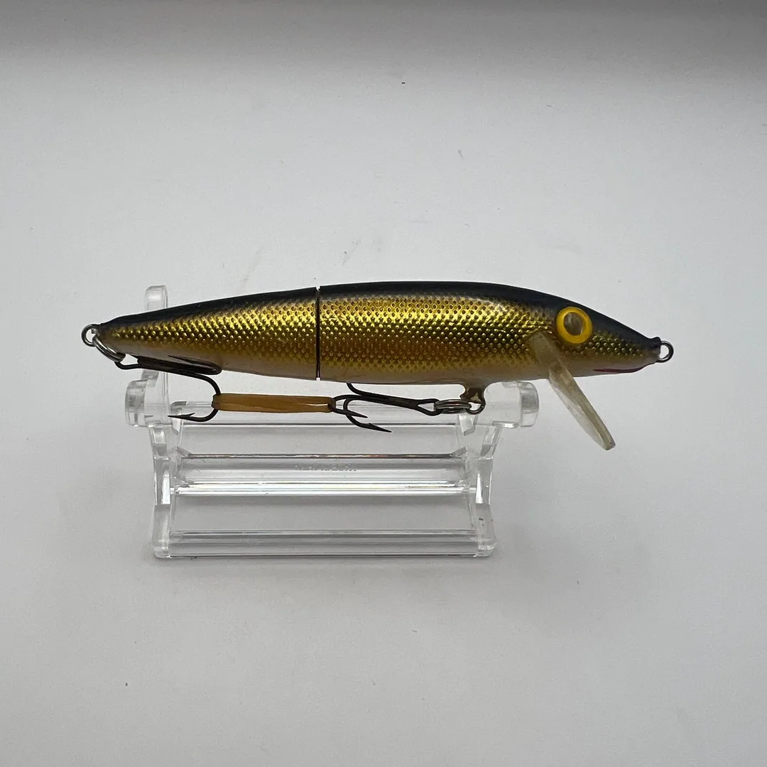 Wobler minnow, czarny grzbiet, złote boki — zdjęcie 2