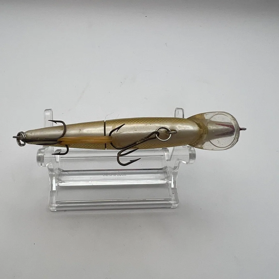 Wobler minnow, czarny grzbiet, złote boki — zdjęcie 3