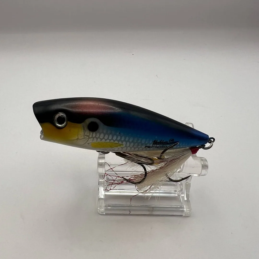 Popper Heddon Pop’n Image, niebiesko-żółty — zdjęcie 1