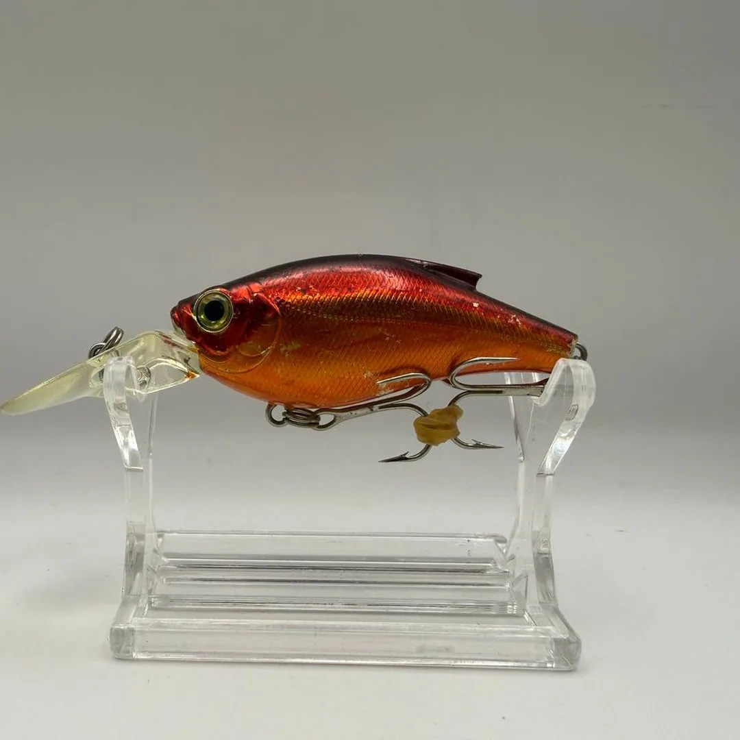 Wobler crank pomarańczowo-czerwony, pływający, 60mm, 12g — zdjęcie 1