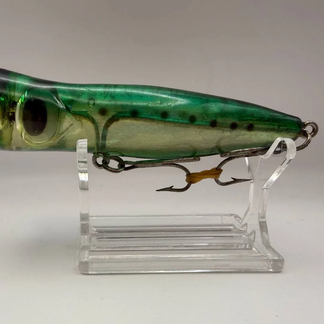 Zielony wobler popper, 100mm — zdjęcie 1