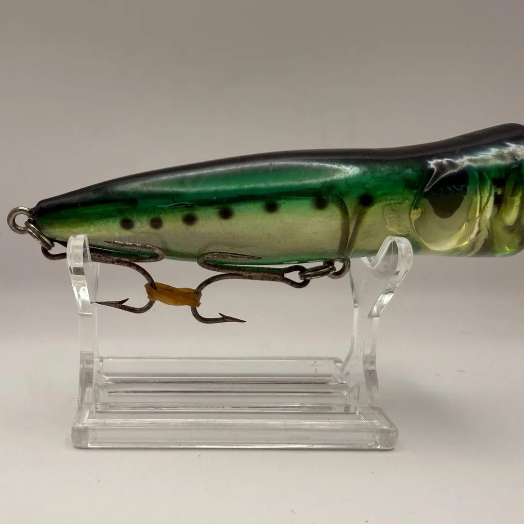 Zielony wobler popper, 100mm — zdjęcie 2