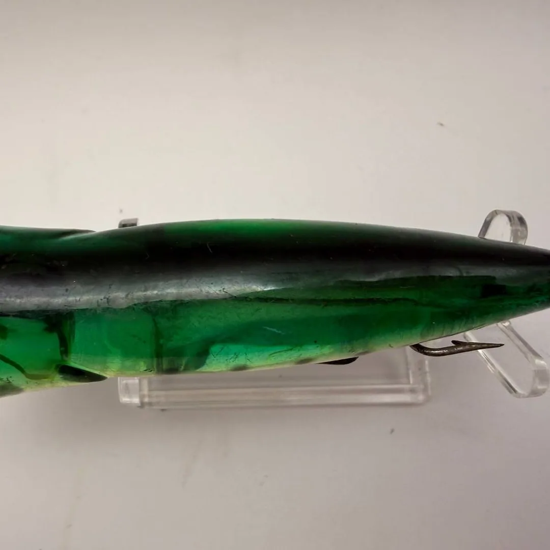 Zielony wobler popper, 100mm — zdjęcie 4