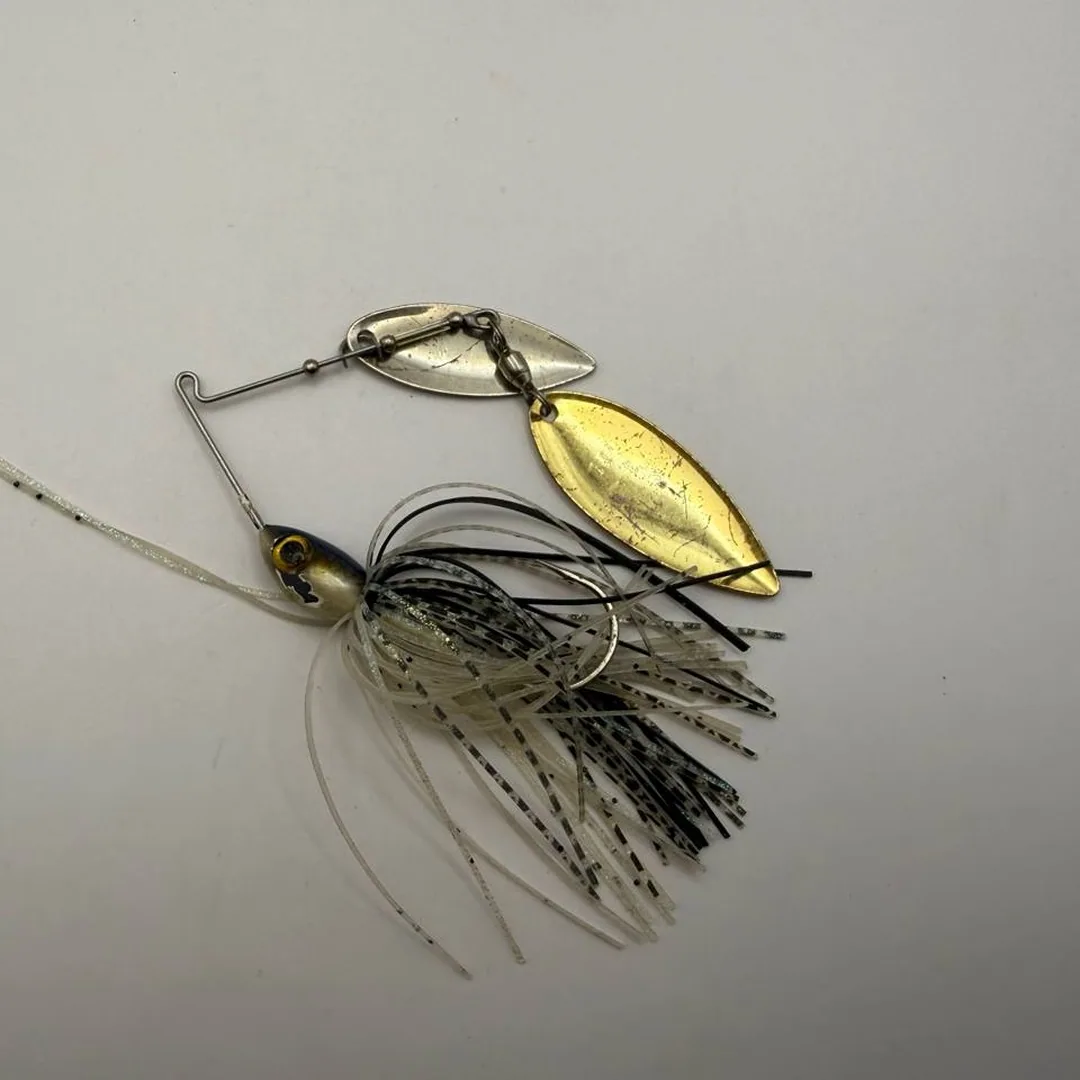 Spinnerbait dwukolorowy złoto-srebrny — zdjęcie 2