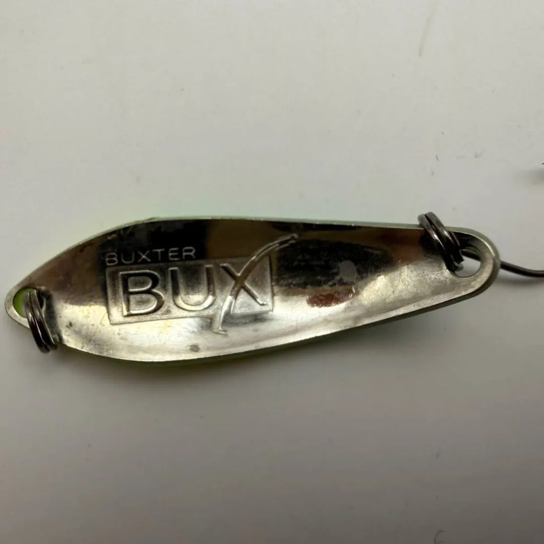 Błystka wahadłowa zielono-żółta Buxter Bux — zdjęcie 2