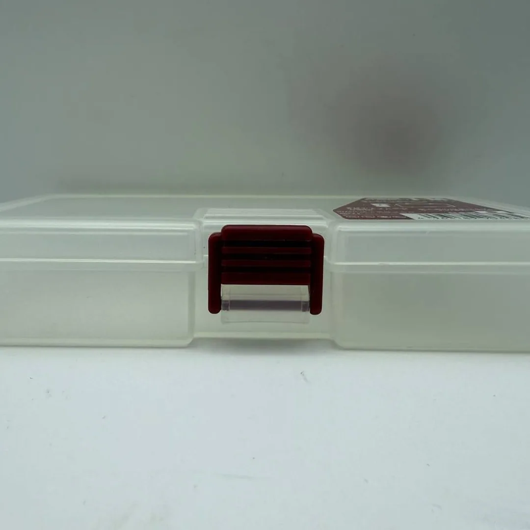 Pudełko wędkarskie Meiho J-M, przezroczyste z czerwonym zapięciem — zdjęcie 3