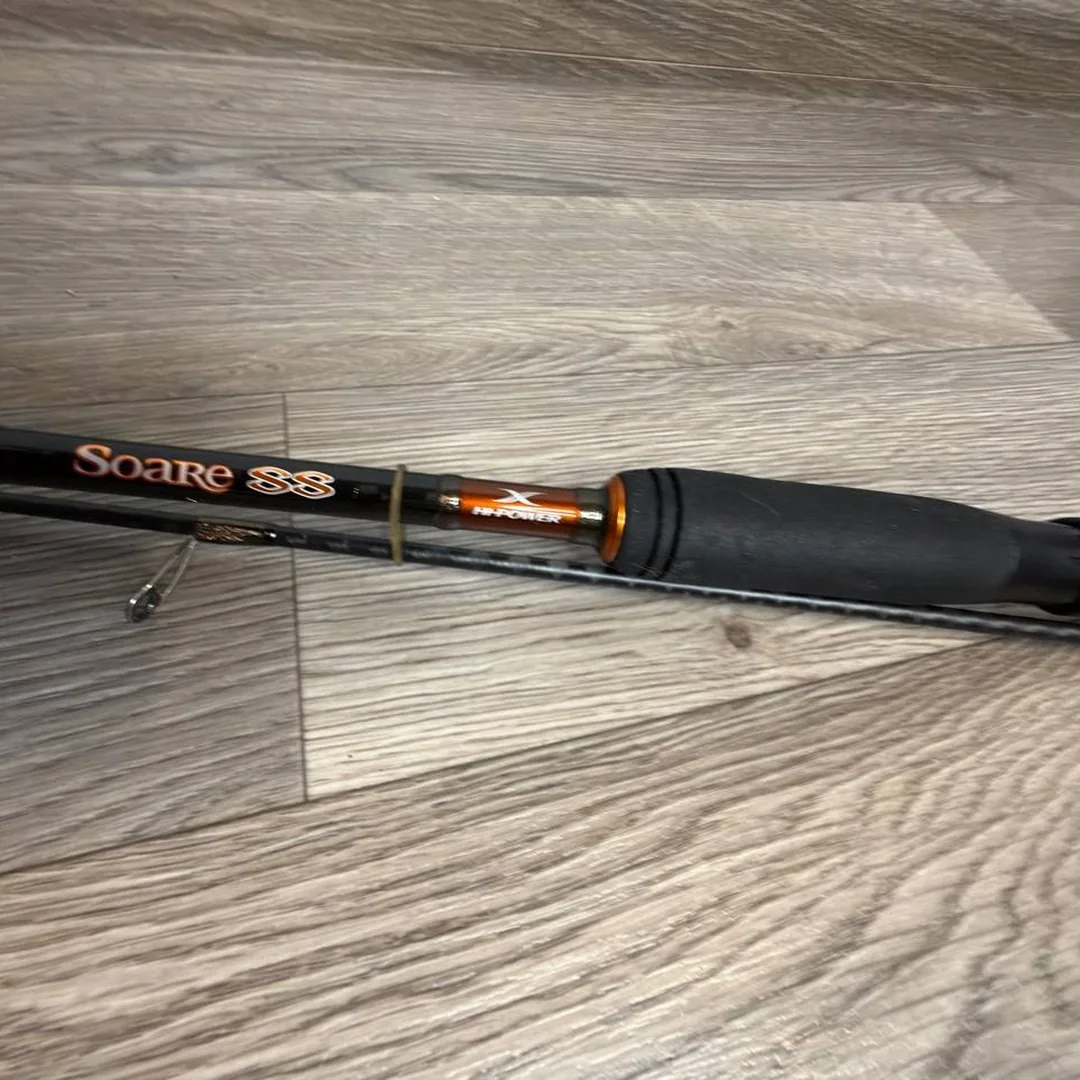 Shimano Soare S710ULS wędka spinningowa, czarna — zdjęcie 2