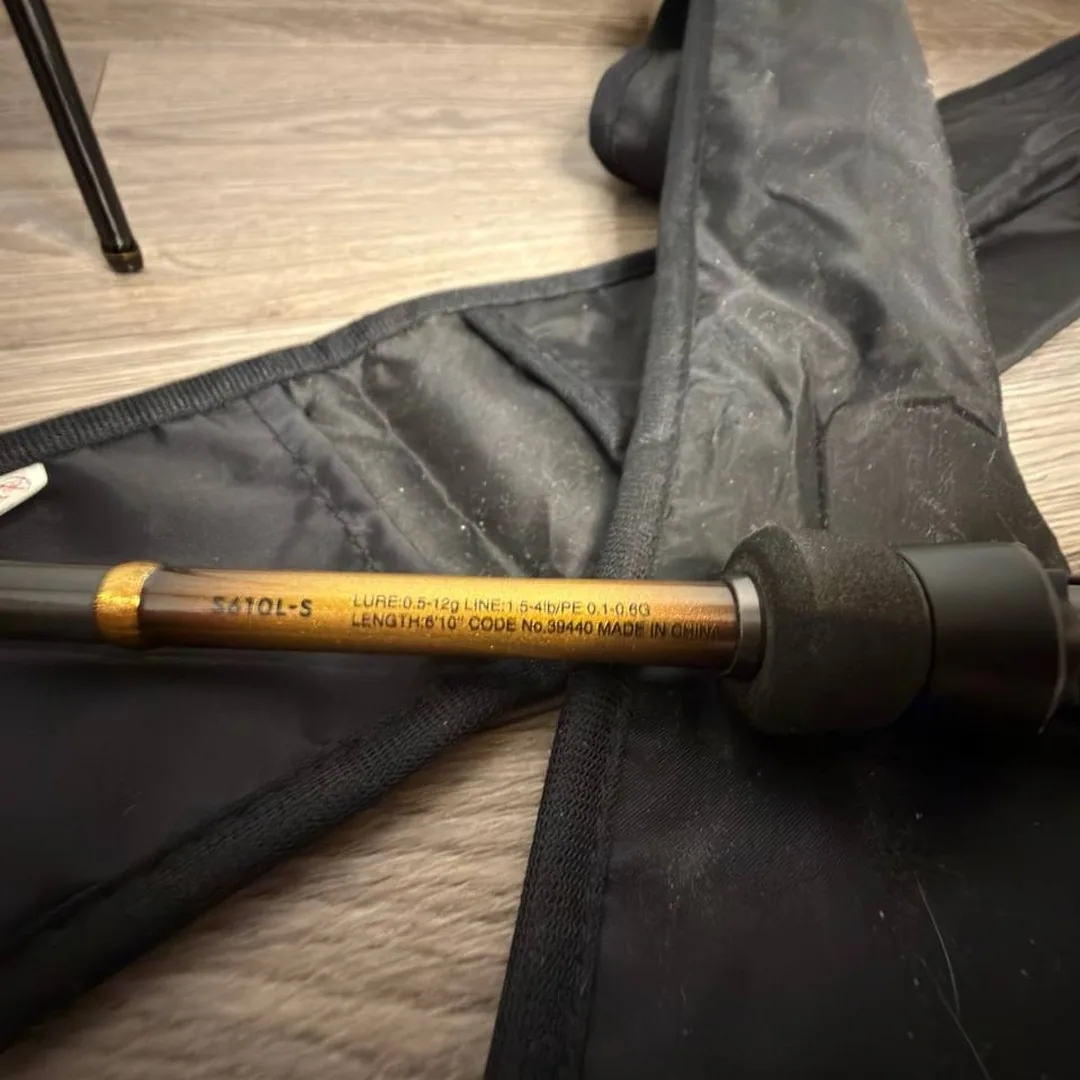 Wędka Shimano Soare BB Ajing S610L-S, złoty kolor — zdjęcie 2
