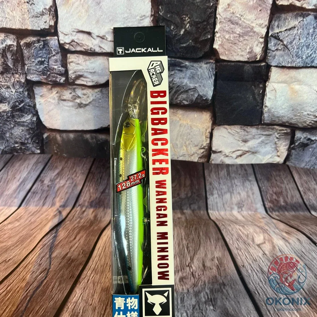 Zestaw! Wobler Jackall Big Backer Wangan Minnow 128mm z Japonii — zdjęcie 3