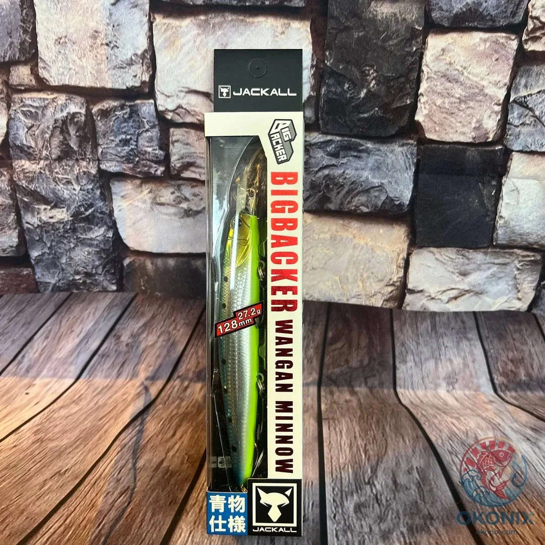 Zestaw! Wobler Jackall Big Backer Wangan Minnow 128mm z Japonii — zdjęcie 5