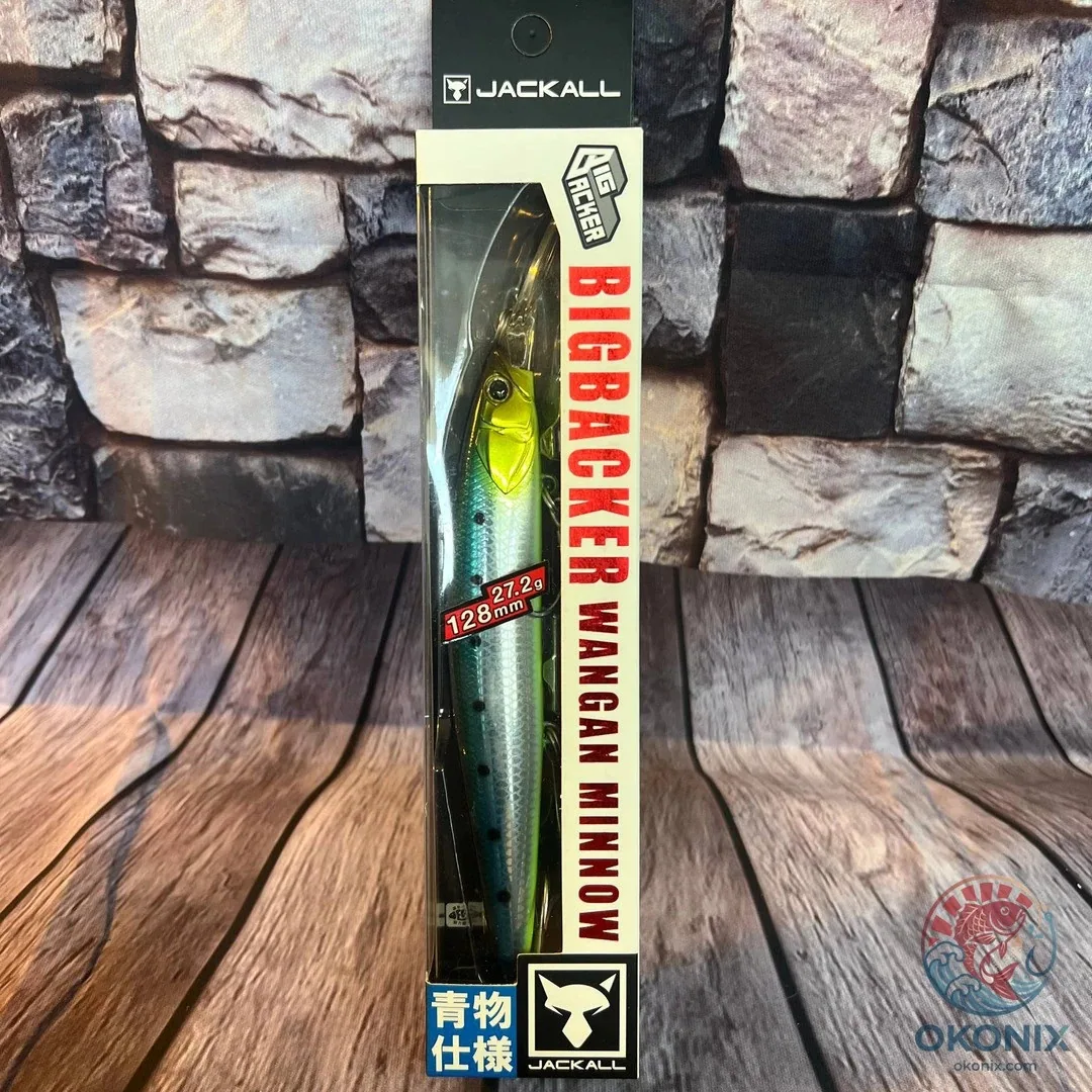 Zestaw! Wobler Jackall Big Backer Wangan Minnow 128mm z Japonii — zdjęcie 7