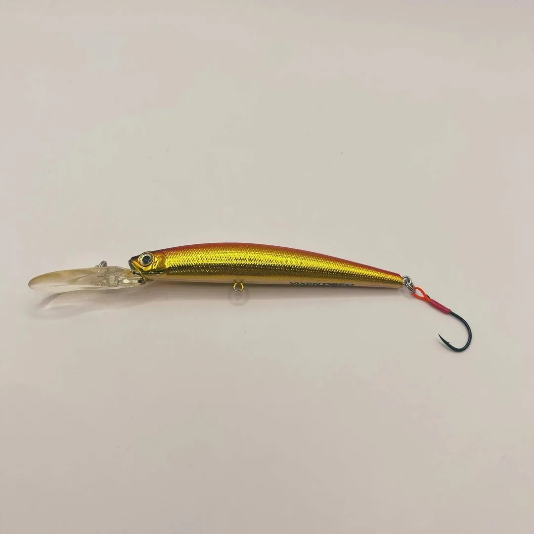Tiemco Vixen Deep 130mm wobler zloty z Japonii — zdjęcie 1