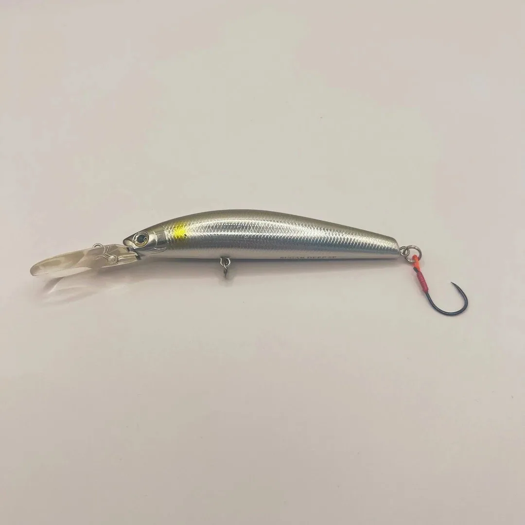 Bassday Sugar Deep SP 110mm wobler srebrny z Japonii — zdjęcie 1