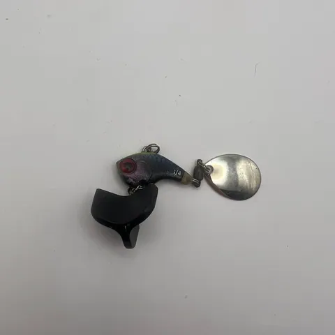 Tail-spinner niebieski z srebrnym skrzydełkiem 25mm 10g