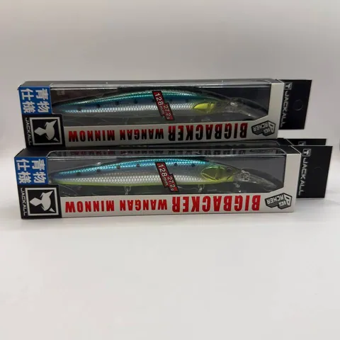 Wobler Jackall Big Backer Wangan Minnow, niebieski