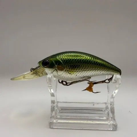 Wobler crankbait Evergreen, zielony i srebrny
