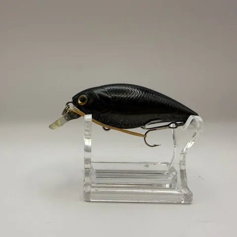 Wobler minnow czarny z białymi kropkami