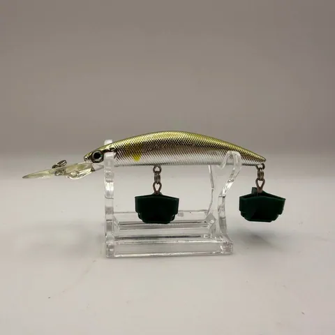 Wobler minnow, zielony grzbiet, srebrne boki, 70mm
