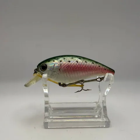 Wobler japoński, zielony grzbiet, różowe boki, 60mm