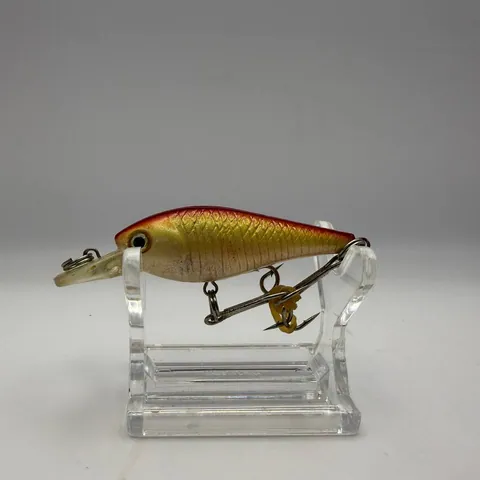 Wobler minnow czerwony grzbiet złote boki 50mm