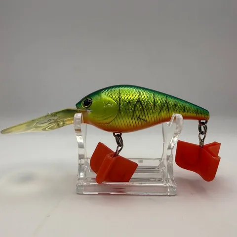 Wobler crankbait, zielono-żółty, Lucky Craft