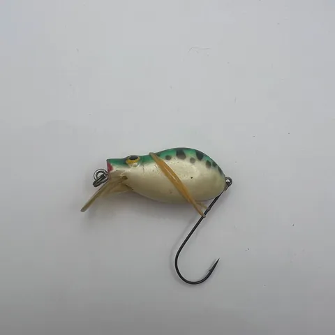 Wobler crank, zielony grzbiet, perłowe boki, 50mm, 7g