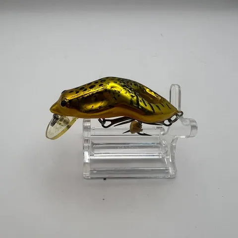Wobler crank pływający, złoty z czarnymi plamkami, 55mm, 8g