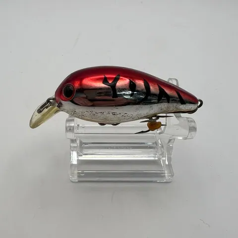 Wobler Lucky Craft, czerwony i srebrny