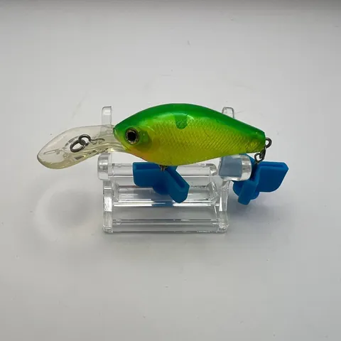 Wobler crank, zielono-żółty, 50 mm, 10 g