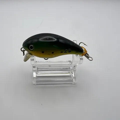 Wobler crank, zielony grzbiet, złote boki